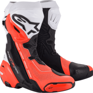 Alpinestars Supertech V Boots Black/Fluo Red/White