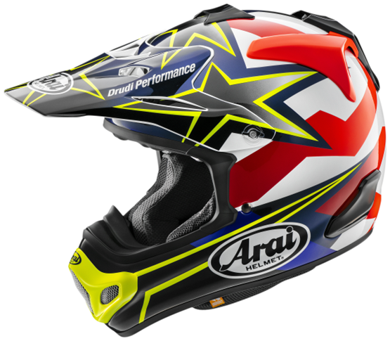 Arai VX-Pro4 Offroad Helmet - Stars & Stripes Yellow