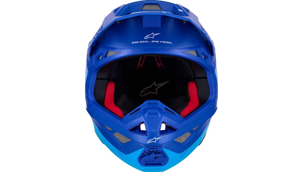 Alpinestars Supertech M10 MIPS Offroad Helmet - Flood Blue - Image 3