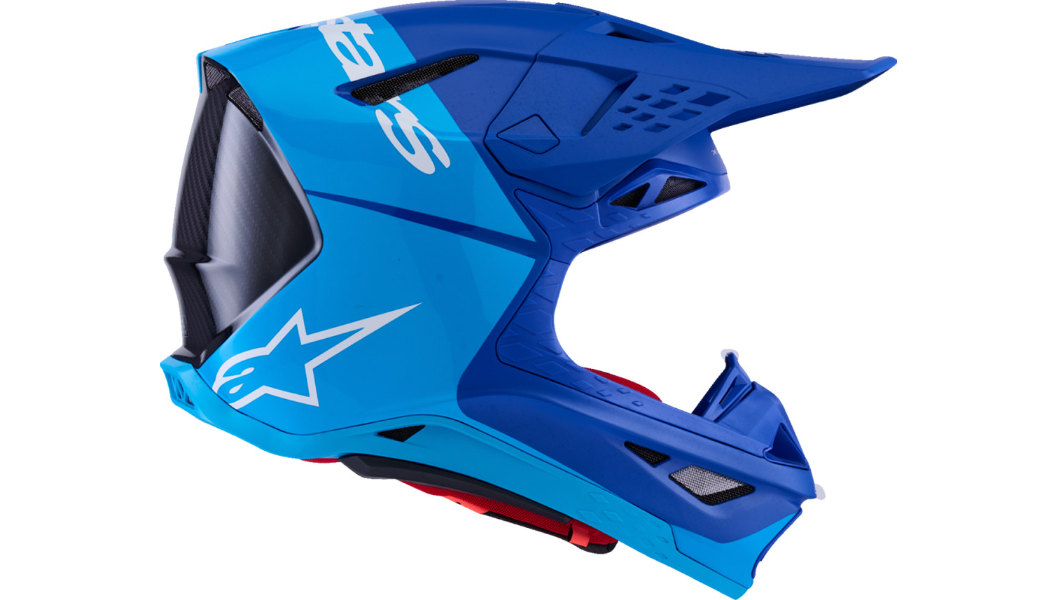 Alpinestars Supertech M10 MIPS Offroad Helmet - Flood Blue - Image 4