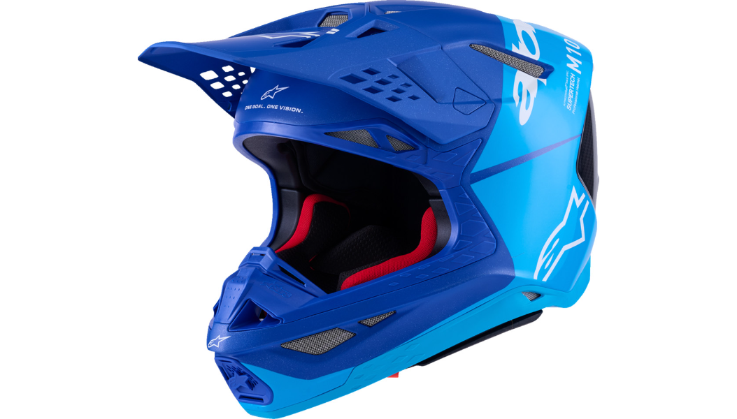 Alpinestars Supertech M10 MIPS Offroad Helmet - Flood Blue