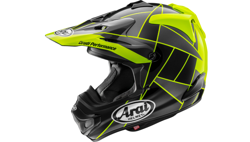 Arai VX-Pro4 Offroad Helmet - Fragment Yellow